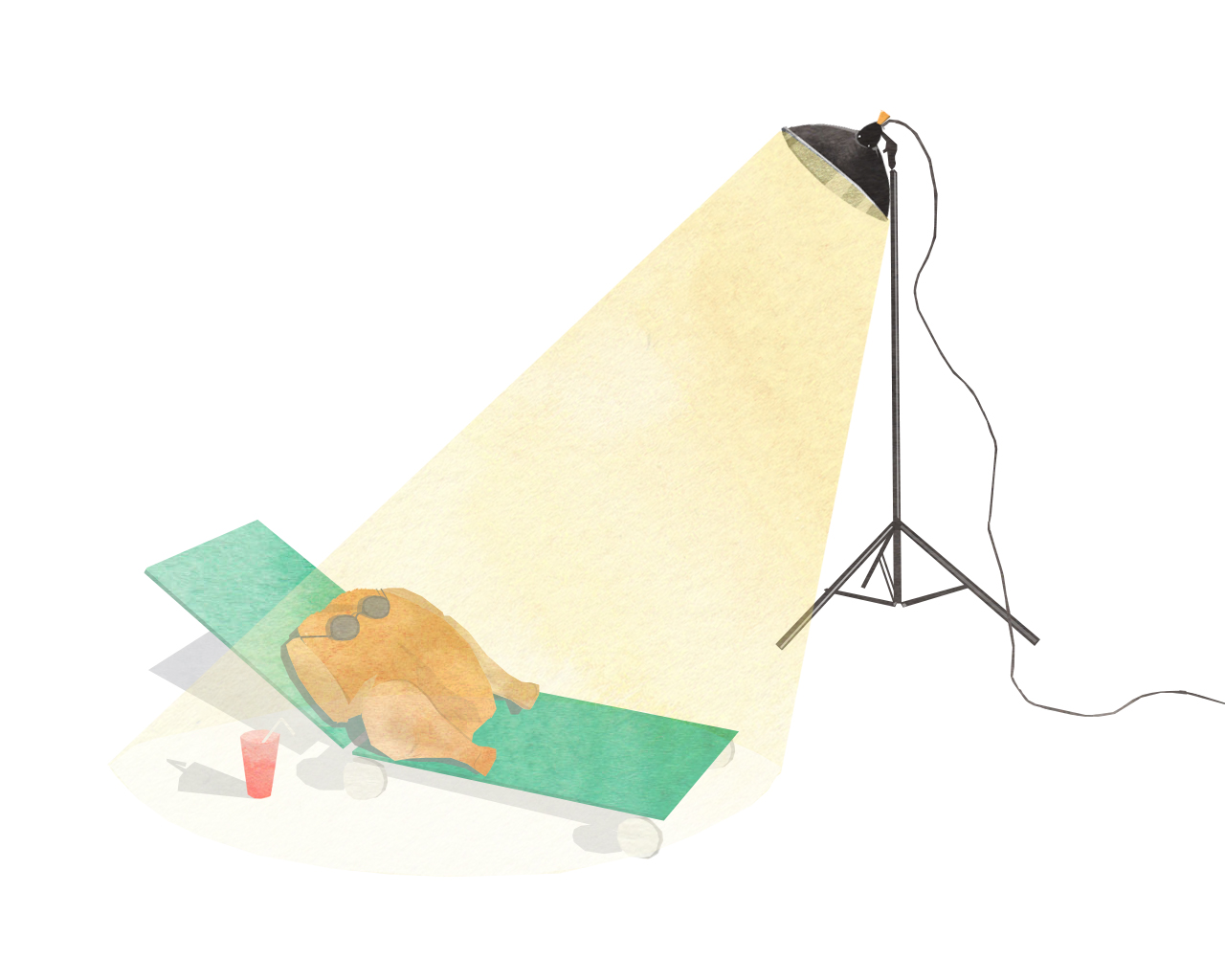 tram nguyen hot chicken illustration